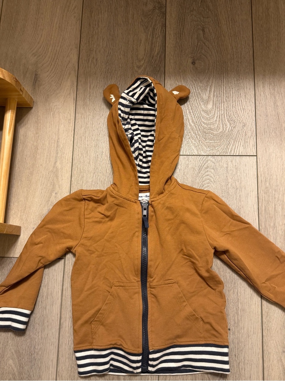 Kids Brown Tommy Bahamas Hooded Zip Jacket